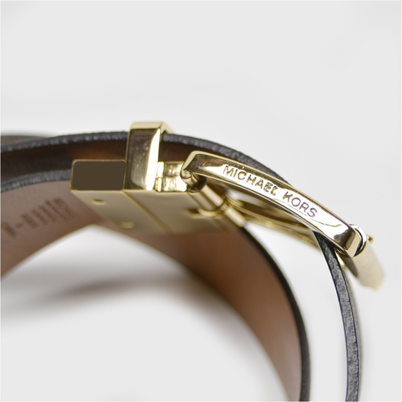 MICHAEL Michael Kors Synthetic Leather Monogram Belt - Picture 4 of 9